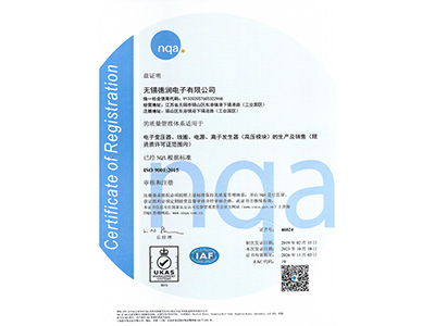 ISO 9001（變壓器(qi) 離子）